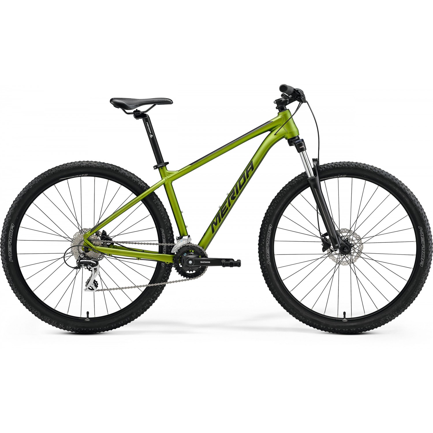 BICICLETA MERIDA BIG.NINE 20-2X MAT VERDETOAMNĂ (NEGRU) L ANTRACIT XL
